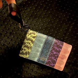 Authentic Snakeskin Coach Handbag